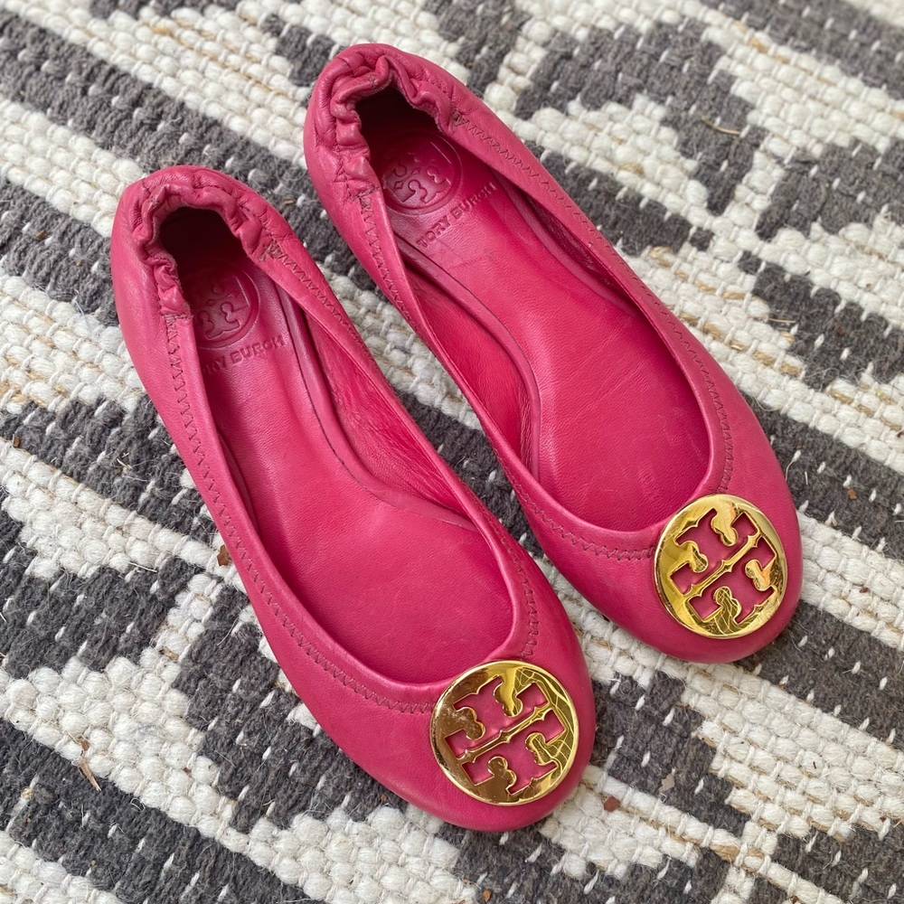 Girls Tory Burch little girls flats